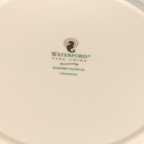 4 Waterford Kilbarry Platinum Dinner Plates Fine Bone China 10 3/4" Multi Avail - Picture 7 of 10